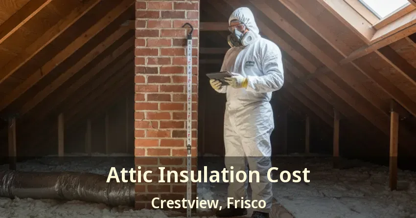 Attic Insulation Cost Crestview, Frisco - TX