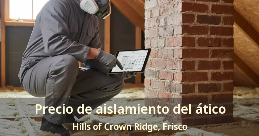 Precio de aislamiento del ático Hills of Crown Ridge, Frisco - TX Precio de aislamiento del ático Hills of Crown Ridge, Frisco - TX