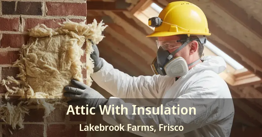 Attic With Insulation Lakebrook Farms, Frisco - TX Attic With Insulation Lakebrook Farms, Frisco - TX