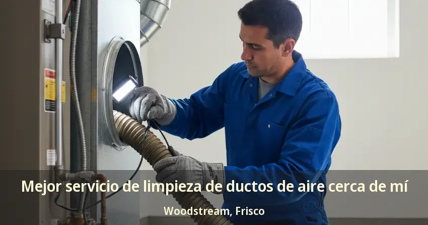 Mejor servicio de limpieza de ductos de aire cerca de mí Woodstream, Frisco - TX