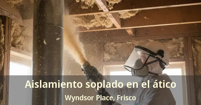 Aislamiento soplado en el ático Wyndsor Place, Frisco - TX