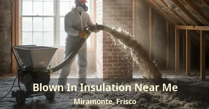 Blown In Insulation Near Me Miramonte, Frisco - TX