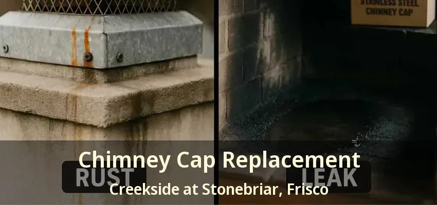 Chimney Cap Replacement Creekside at Stonebriar, Frisco - TX Chimney Cap Replacement Creekside at Stonebriar, Frisco - TX