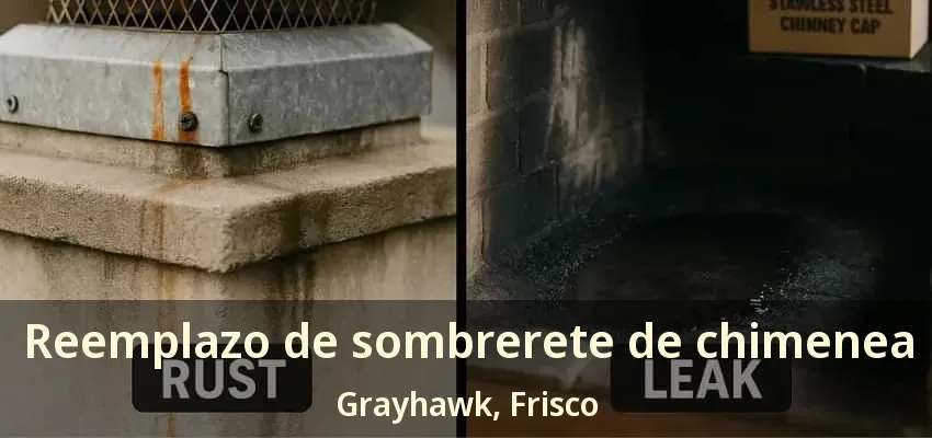 Reemplazo de sombrerete de chimenea Grayhawk, Frisco - TX Reemplazo de sombrerete de chimenea Grayhawk, Frisco - TX