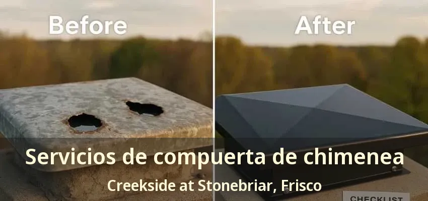 Servicios de compuerta de chimenea Creekside at Stonebriar, Frisco - TX Servicios de compuerta de chimenea Creekside at Stonebriar, Frisco - TX