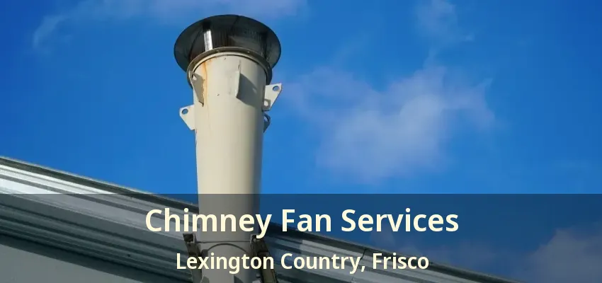Chimney Fan Services Lexington Country, Frisco - TX