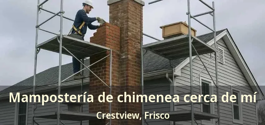 Mampostería de chimenea cerca de mí Crestview, Frisco - TX