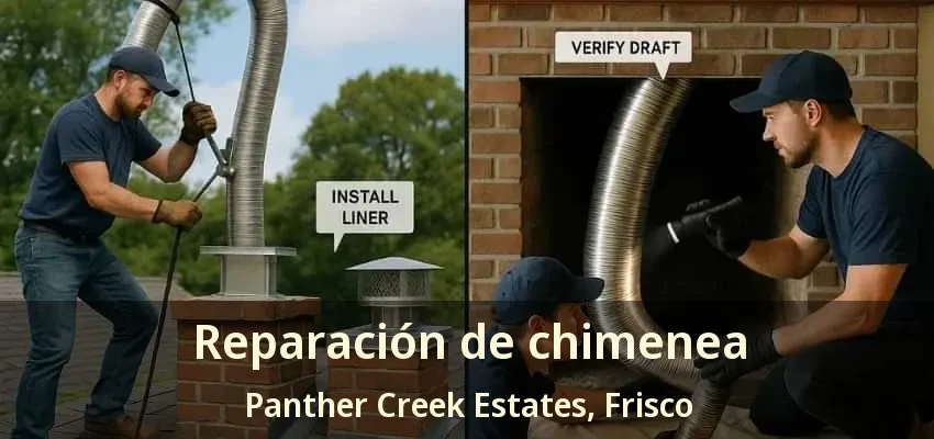 Reparación de chimenea Panther Creek Estates, Frisco - TX