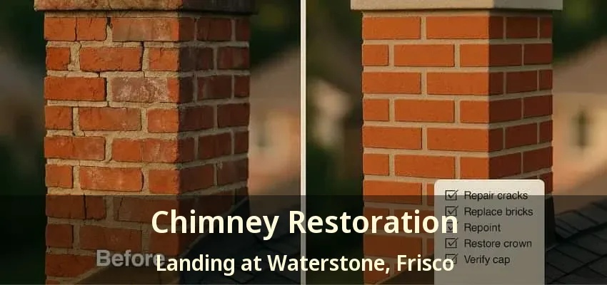 Chimney Restoration Landing at Waterstone, Frisco - TX