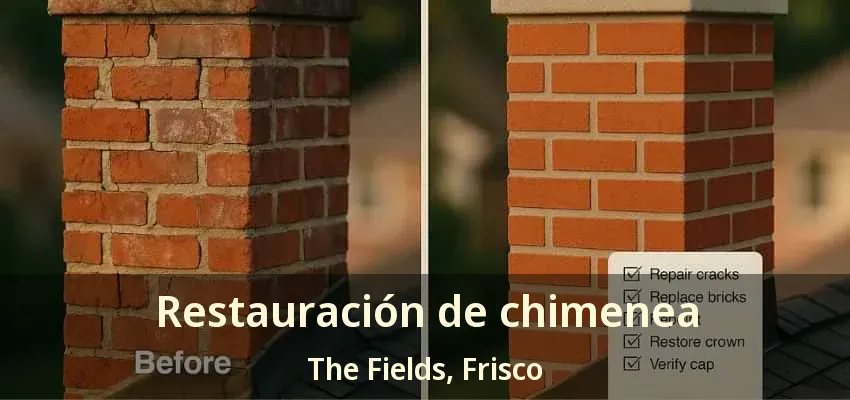 Restauración de chimenea The Fields, Frisco - TX Restauración de chimenea The Fields, Frisco - TX