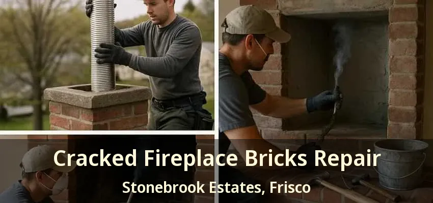 Cracked Fireplace Bricks Repair Stonebrook Estates, Frisco - TX Cracked Fireplace Bricks Repair Stonebrook Estates, Frisco - TX
