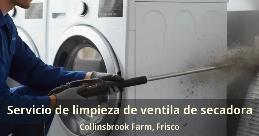 Servicio de limpieza de ventila de secadora Collinsbrook Farm, Frisco - TX