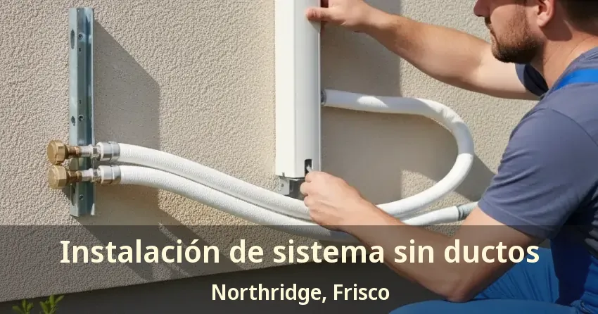 Instalación de sistema sin ductos Northridge, Frisco - TX