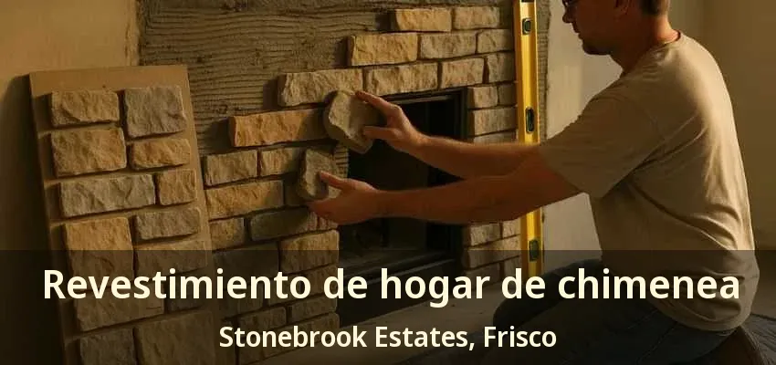 Revestimiento de hogar de chimenea Stonebrook Estates, Frisco - TX Revestimiento de hogar de chimenea Stonebrook Estates, Frisco - TX