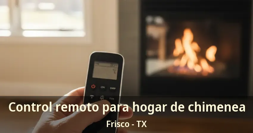 Control remoto para hogar de chimenea Frisco - TX