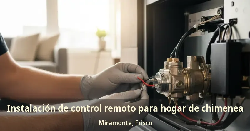 Instalación de control remoto para hogar de chimenea Miramonte, Frisco - TX Instalación de control remoto para hogar de chimenea Miramonte, Frisco - TX