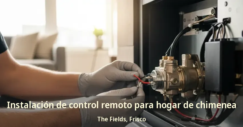 Instalación de control remoto para hogar de chimenea The Fields, Frisco - TX Instalación de control remoto para hogar de chimenea The Fields, Frisco - TX