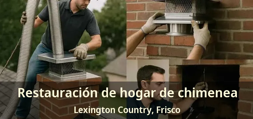 Restauración de hogar de chimenea Lexington Country, Frisco - TX