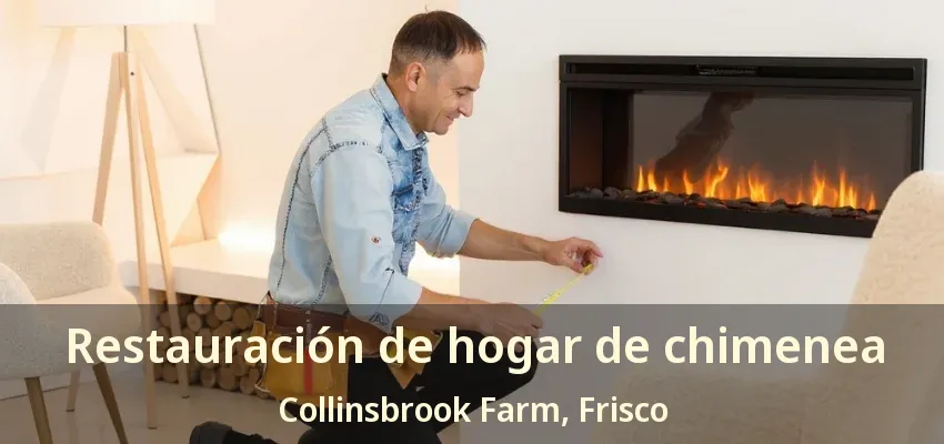 Restauración de hogar de chimenea Collinsbrook Farm, Frisco - TX