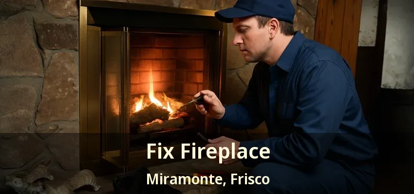 Fix Fireplace Miramonte, Frisco - TX Fix Fireplace Miramonte, Frisco - TX