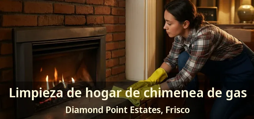 Limpieza de hogar de chimenea de gas Diamond Point Estates, Frisco - TX
