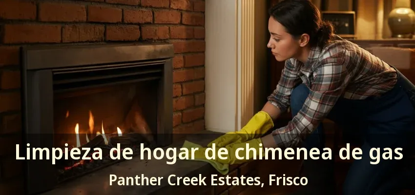Limpieza de hogar de chimenea de gas Panther Creek Estates, Frisco - TX