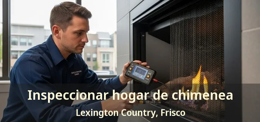 Inspeccionar hogar de chimenea Lexington Country, Frisco - TX