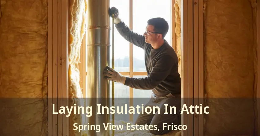 Laying Insulation In Attic Spring View Estates, Frisco - TX Laying Insulation In Attic Spring View Estates, Frisco - TX