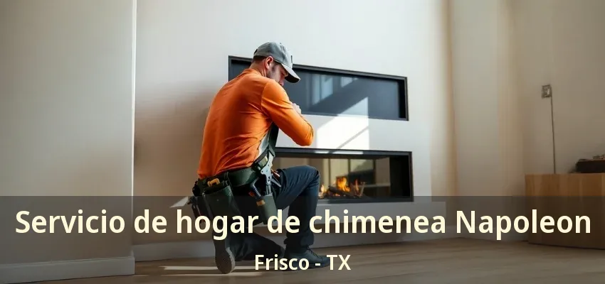 Servicio de hogar de chimenea Napoleon Frisco - TX