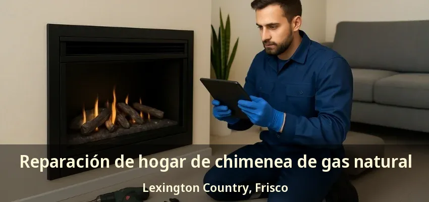 Reparación de hogar de chimenea de gas natural Lexington Country, Frisco - TX