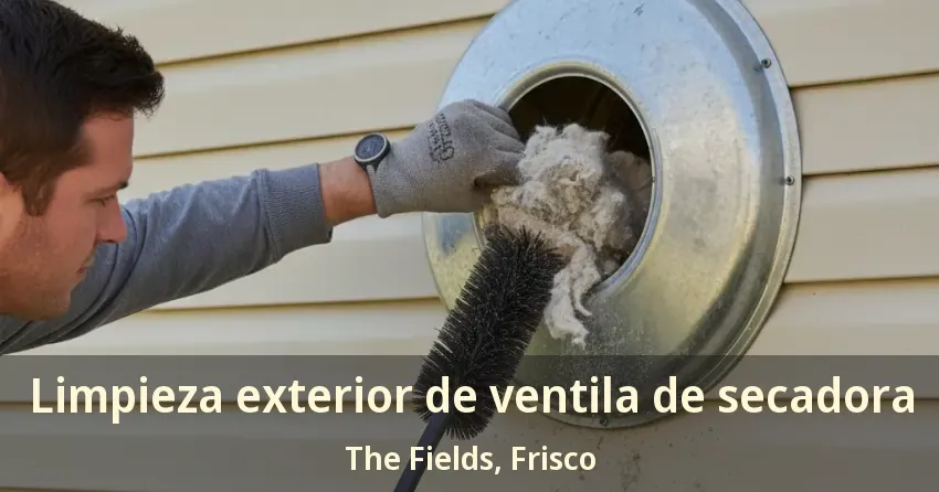 Limpieza exterior de ventila de secadora The Fields, Frisco - TX Limpieza exterior de ventila de secadora The Fields, Frisco - TX