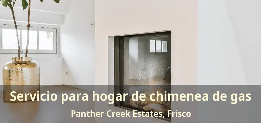 Servicio para hogar de chimenea de gas Panther Creek Estates, Frisco - TX